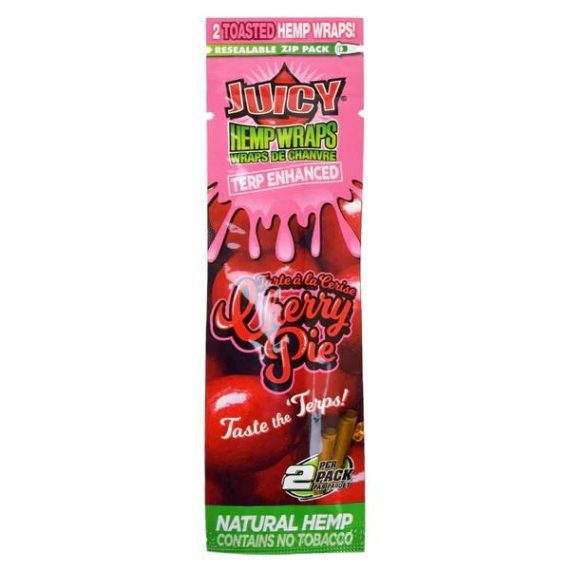 Juicy Hemp Wraps Terp Enhanced Cherry Pie