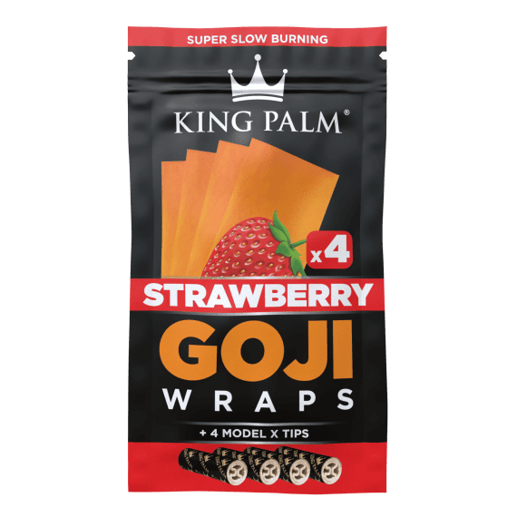 Goji Blunt Wraps Strawberry Flavor 4-Pack Filter Tips