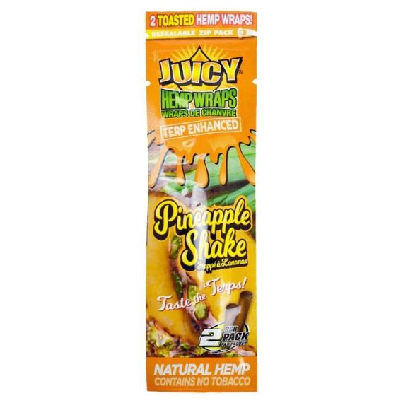 Juicy Hemp Wraps Terp Enhanced Pineapple Shake