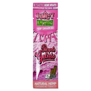 Juicy Hemp Wraps Terp Enhanced Purple Gelato