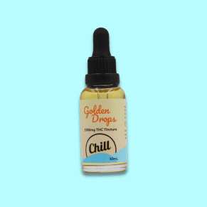 Golden Drops 1000mg THC Tinctures weed hybrid indica sativa delivery