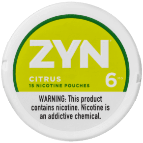 ZYN POUCHES 6MG CITRUS