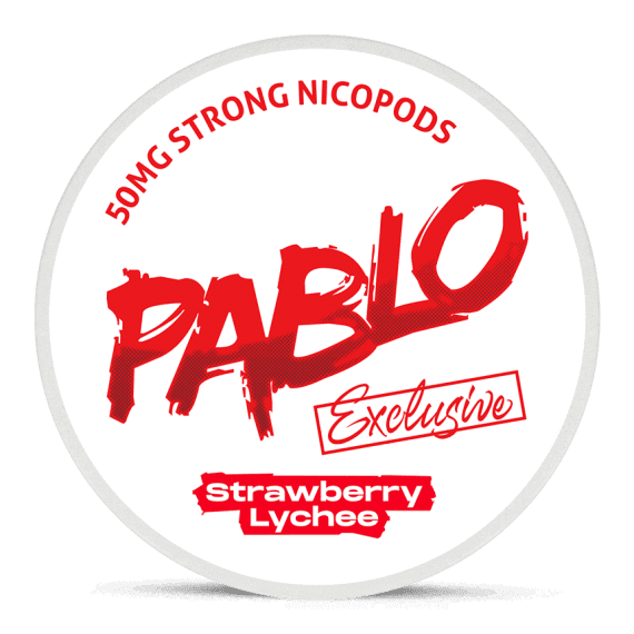 PABLO EXCLUSIVE 50 MG STRAWBERRY LYCHEE nicopods