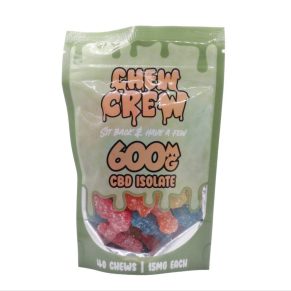 CHEW CREW 600MG CBD ISOLATE gummies