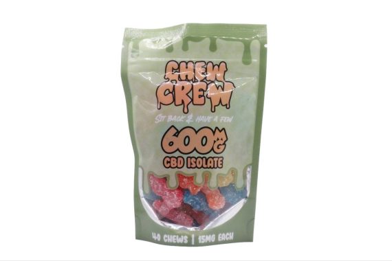 CHEW CREW 600MG CBD ISOLATE gummies