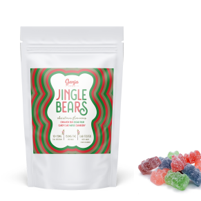 Ganja Edibles Jingle Bears 150mg THC