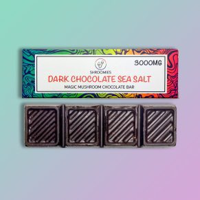 Shroomies Dark Chocolate Sea Salt 3000MG shrooms mushrooms