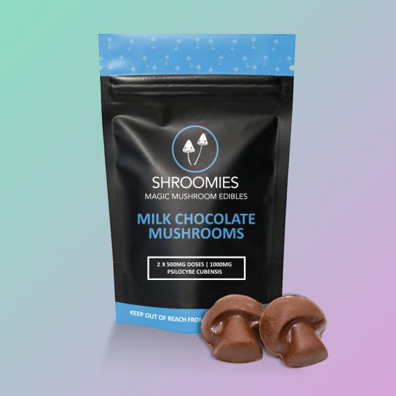 Shroomies Milk Chocolate Cups 1000mg mushrooms