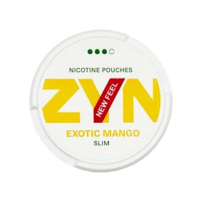exotic mango zyn pouches slim 9mg