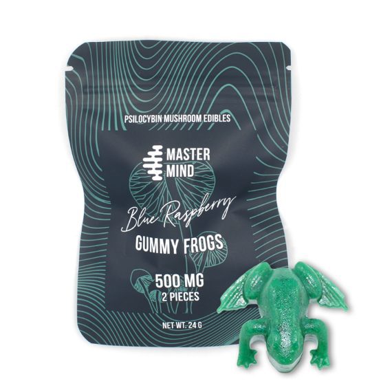 Mastermind – Blue Raspberry Gummy Frogs 1000mg