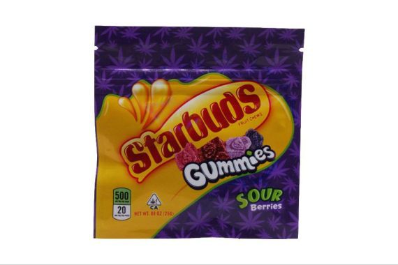 Starburst Sour Berries- 500mg thc
